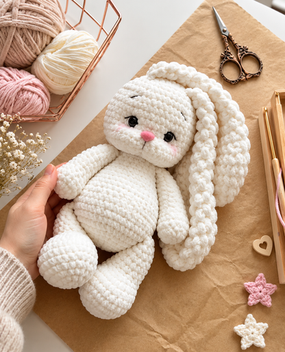 Make Your Own Cuddly Bunny – Amigurumi Crochet Pattern PDF