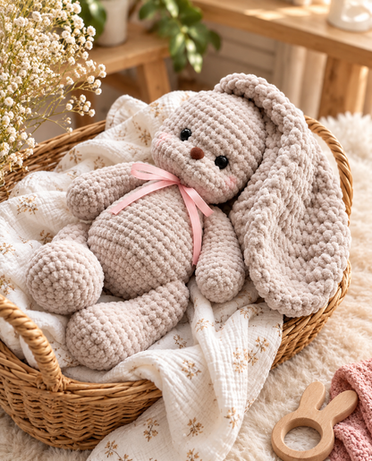 Make Your Own Cuddly Bunny – Amigurumi Crochet Pattern PDF