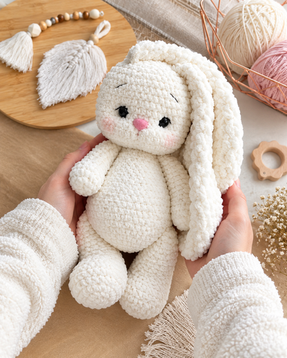 Make Your Own Cuddly Bunny – Amigurumi Crochet Pattern PDF